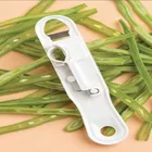 1 шт. креативный зеленый нож для фасоли, длинный нож для бобов, кухонные инструменты для фруктов и овощей, нож для удаления овощей