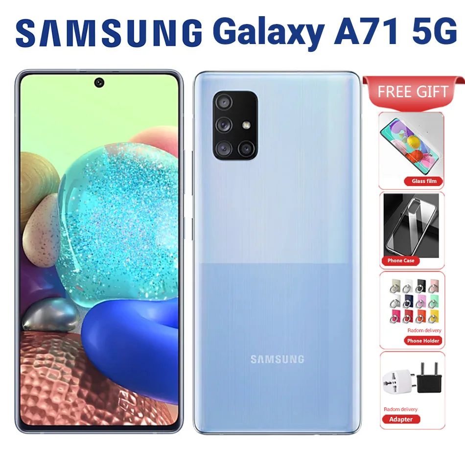 Новинка оригинал Samsung Galaxy A71 5G Mbile телефон 128 ГБ 8 A7160 6 7 &quotExynos 980 Octa core 64