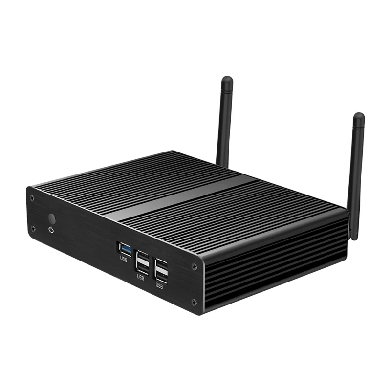 BEBEPC микро ПК компьютер безвентиляторный мини Celeron J1900 N2930 четырехъядерный Windows 7/8/10