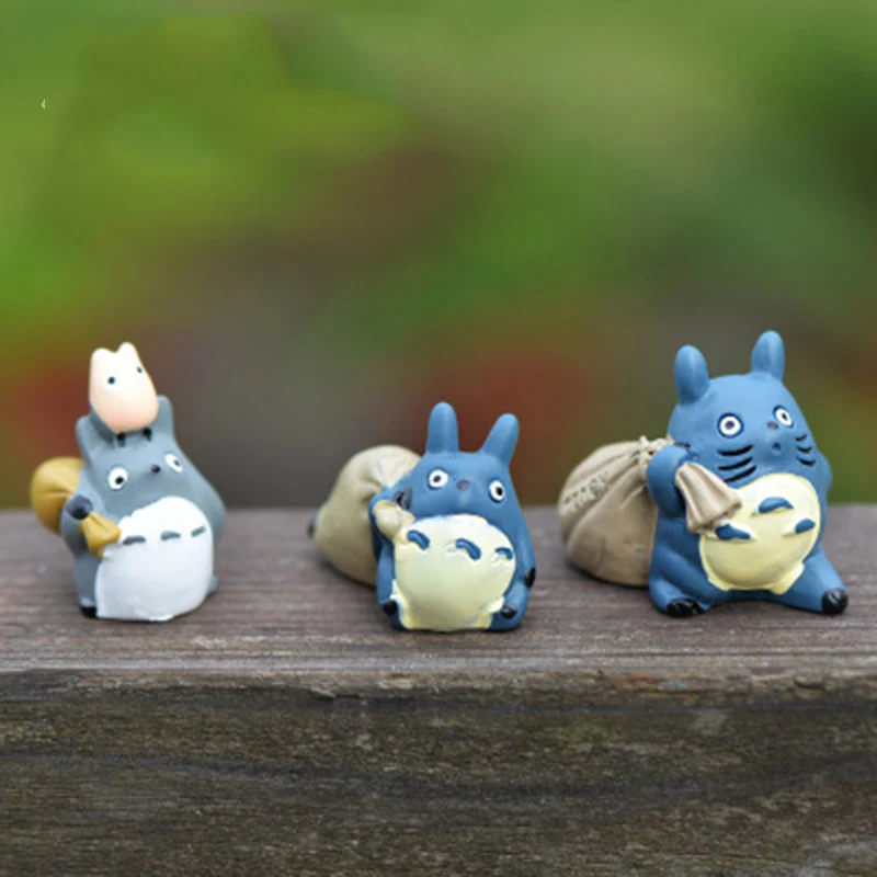 Tonari Lovely Totoro Travel Man японское аниме модель маленькая статуя фигурка ремесла