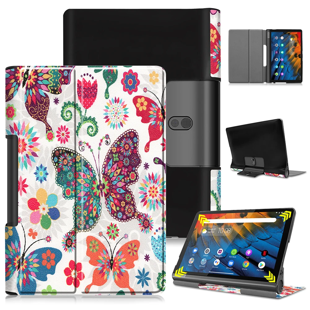 Чехол для lenovo Yoga Smart Tab YT-X705 10," чехол для планшета кожаный флип-чехол для lenovo Yoga Tab 5 YT-X705F защитный чехол