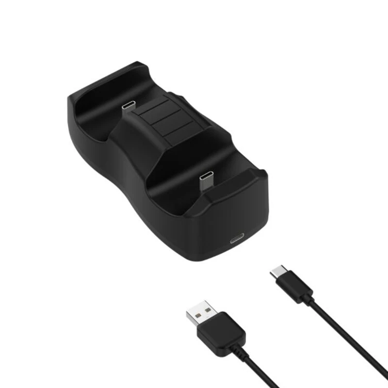 

Зарядная станция для беспроводных контроллеров PS5, быстрое зарядное устройство с двойным сиденьем