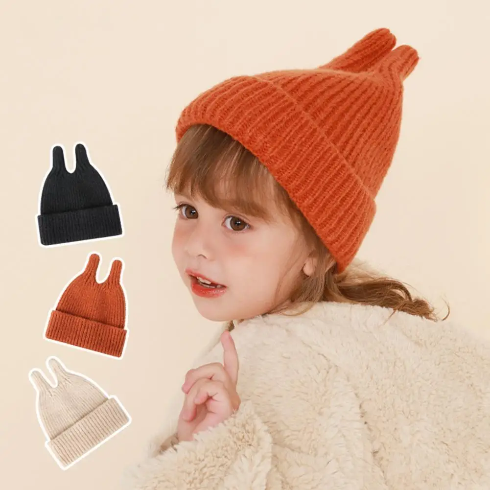 

Thicker Layer Useful Riding Cold Weather Warm Knitted Hat Daily Costume Winter Warm Knit Hat Keep Warmth for Outdoor
