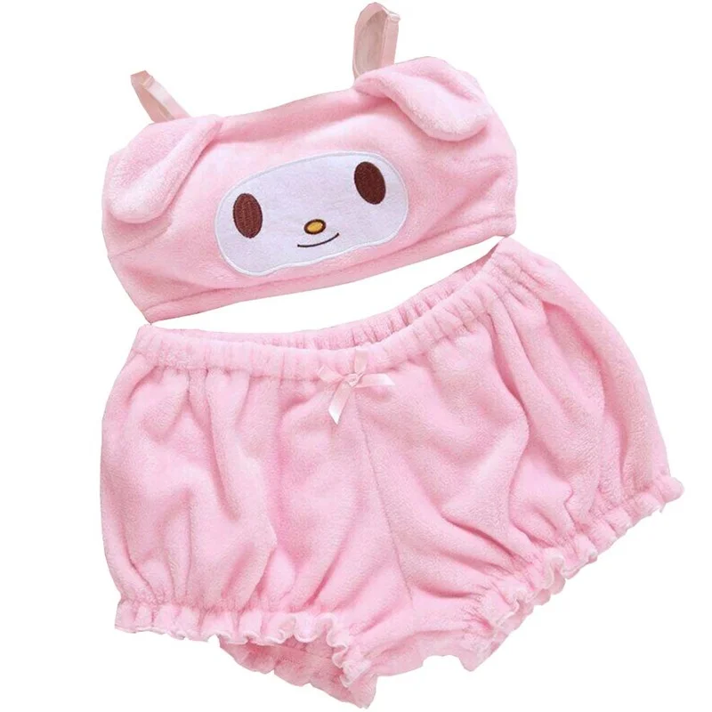 

Kawaii Pajama Set Women Sleepwear Sets Two Piece Set Summer Cute Camis and Shorts Lovely Cat Homewear Suit Ladies Pajamas