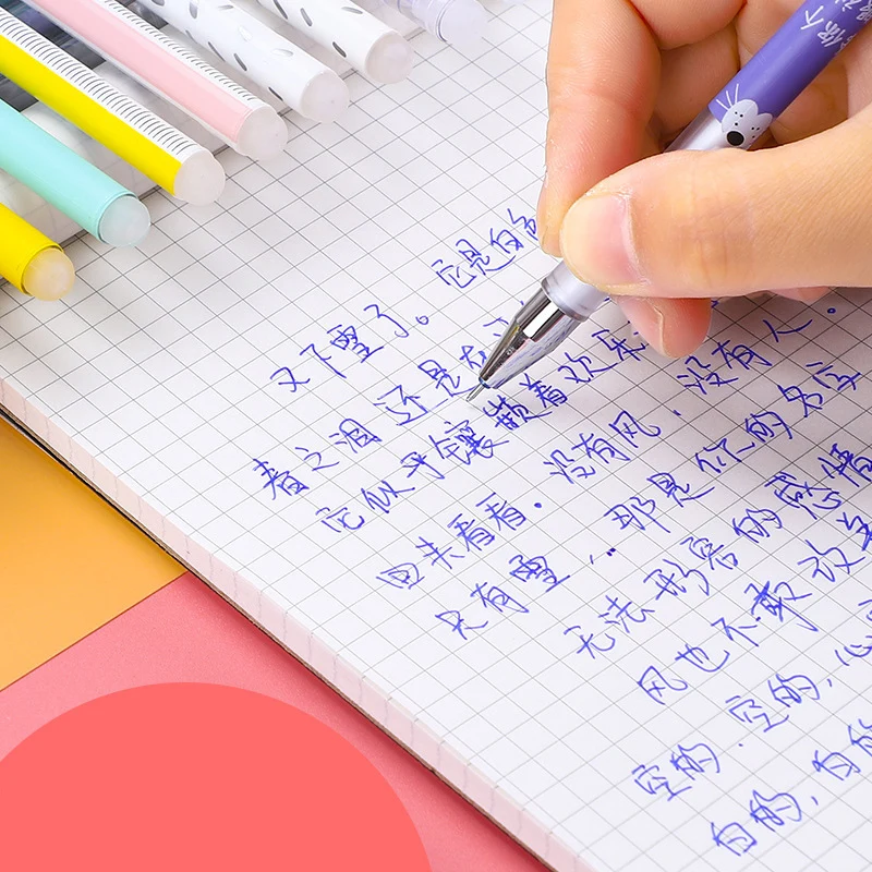 3 шт./компл. стираемая ручка с единорогом Фламинго заправка 0 5 мм синие чернила