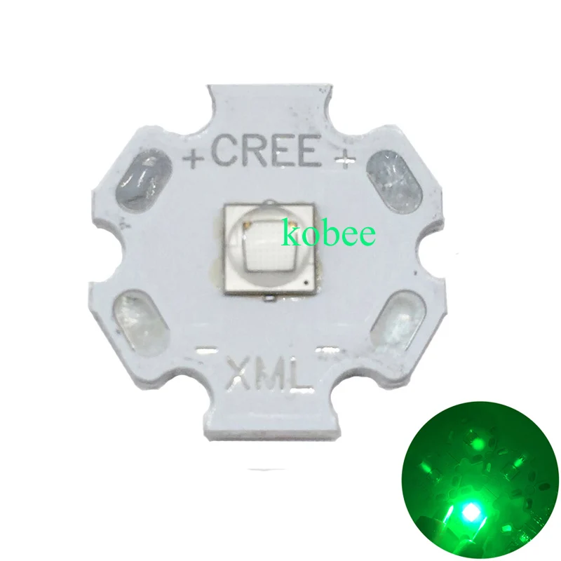 Светодиодный излучатель CREE XML XM-L T6 1 шт. 10 Вт холодный белый теплый синий