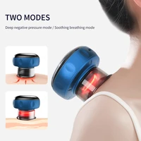 led cupping massage device wireless gua sha vacuum suction cups massage negative pressure magnetic therapy body scraping cupping