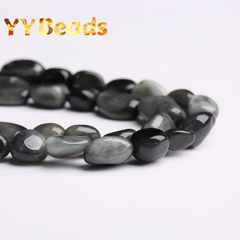 6x8mm Natural Irregular Hawk Eye Stone Beads Loose Charm Beads For Jewelry Making DIY Bracelets Necklaces For Women Accessories