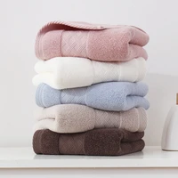 100 cotton bath towels thicken comfortable soft absorbent large bath towel washcloth for family bathroom face towel 1pcs