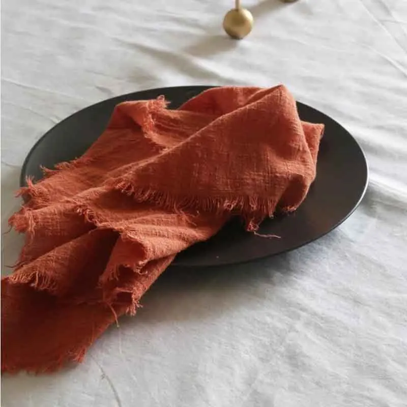 

Богемные Свадебные джутовые салфетки, тряпка, украшение чайного столика, для вечевечерние, кухни, гостиной, хлопковые бриллиантовые салфет...