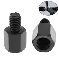 1pc 10mm to 8mm black motorcycle rearview mirror adapter bolt screw thread adapter conversion bolt motorbike mirror screw
