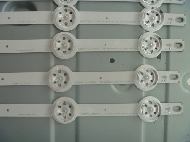 

13pcs x 55 inch LED Backlight Strips for Sam sung SVS550AT1 LTI550HN11 LJ07-01236F_7LEDs_Rev0.5_170823 H/F 6+7 LEDs