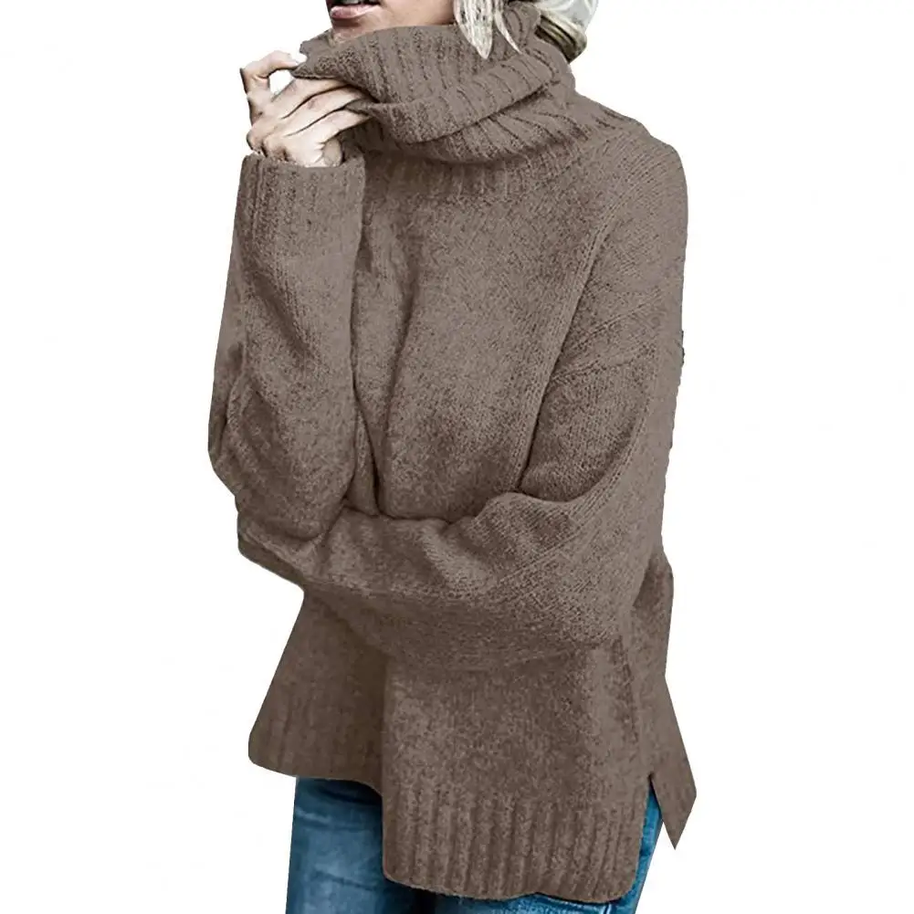 

Pullover Sweater Women Soft Anti-pilling Breathable Casual Turtleneck Women Knitted Sweater for Winter Jumper Women Clothing
