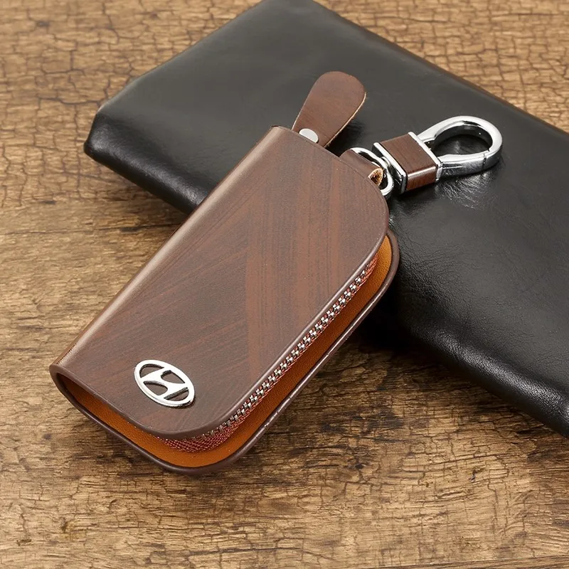 

Waist Ornaments Car Key Rings Key Chains Storage Bag For Hyundai I30 I20 Tucson Solaris IX35 Elantra Mistra Lafesta Accent Azera