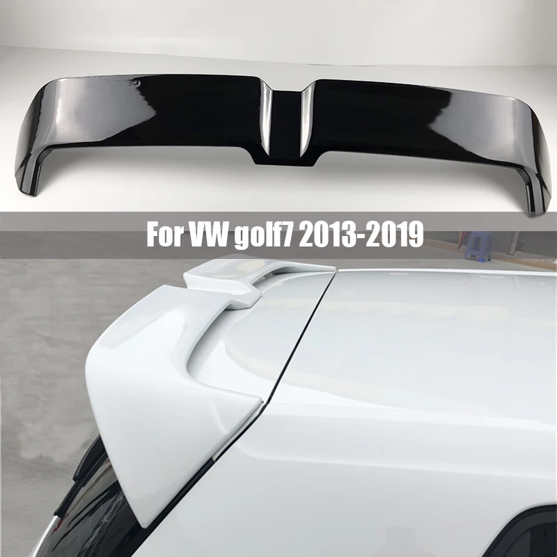 Декоративный задний крыло для Volkswagen Golf 7 mk7 Rline 2013 2019 спойлер с узором Высокое