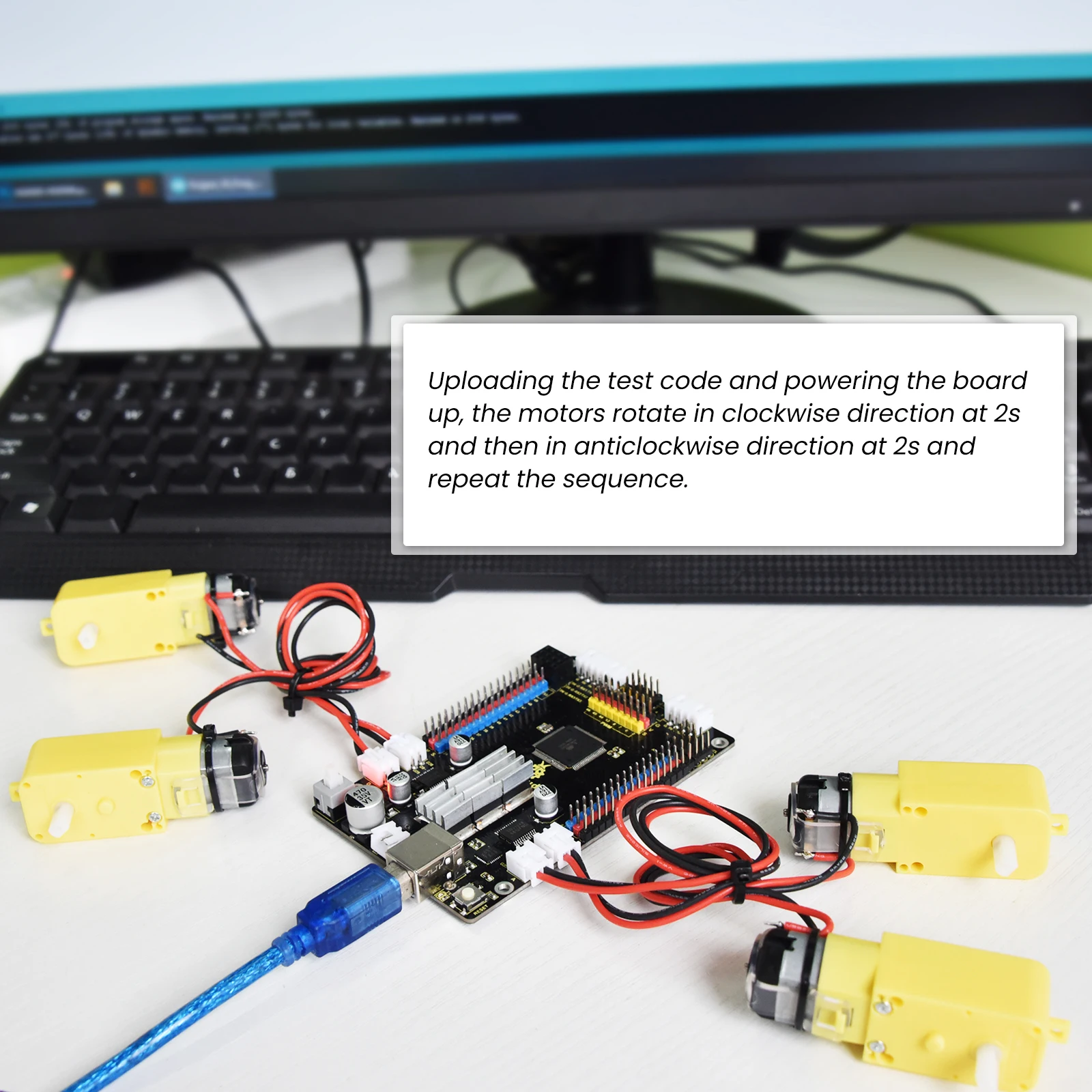 Управляющая смарт-плата Keyestudio TB6612 для Arduino совместима с Mega 2560R3 | Электронные