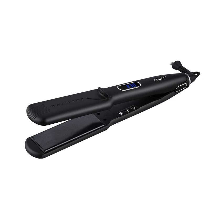 

Hair Straightener 16 Levels Temperature Adjustment Ceramic Tourmaline Ionic Flat Iron Hair Straightener Dry & Wet Widen Panel