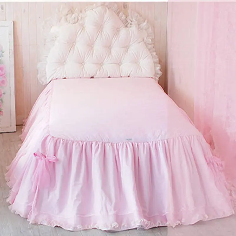 Роскошное постельное белье принцессы кружевное из пряжи элегантное Стеганое