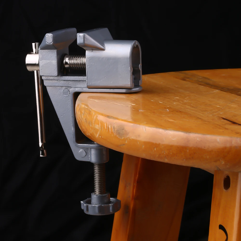 Mini Aluminum Miniature Small Jewelers Hobby Clamp On Table Bench Vise Tool Vice Muliti-Funcational | Инструменты