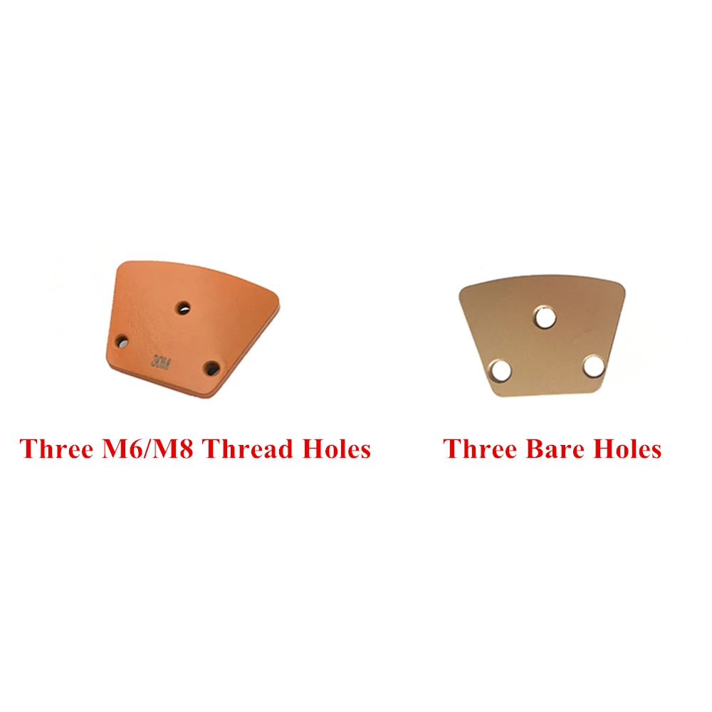 

Bar Hole Two Z Shape Segments Trapezoid Diamond Grinding Scraper Magnetic ASL Plate For CPS Floor 12PCS