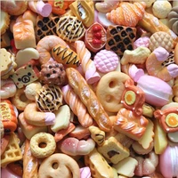 30pcs mixed 16 scale miniature food mini bread cookies cake candy donut blyth barbies bjd pretend play toys accessories