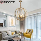 Современные светодиодные подвесные светильники в скандинавском стиле, Золотая Подвесная лампа для столовой, кухни, спальни, промышленного ресторана, бара, освещение