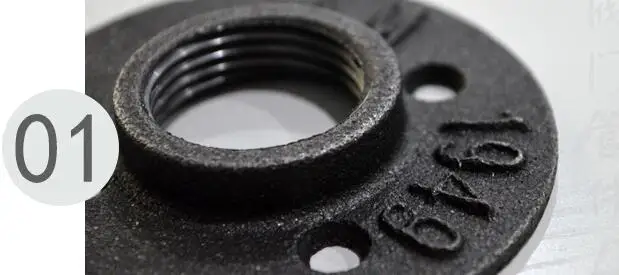 Фитинг для напольной Трубы из ковкого железа 3/4 дюйма ножек промышленного стола |