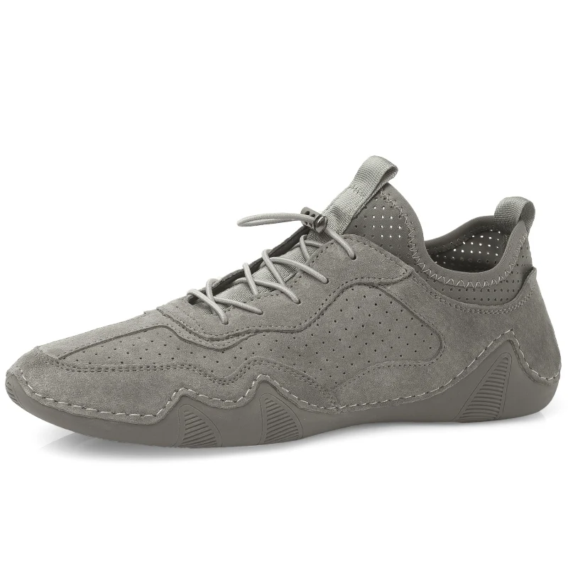 Мужские повседневные Мокасины из натуральной кожи высококачественные лоферы