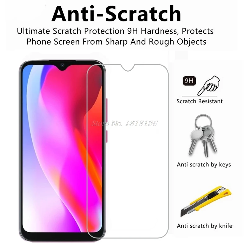 Закаленное стекло для Vsmart Joy 2 plus 2.5D 9H Премиум Защитная пленка из закаленного