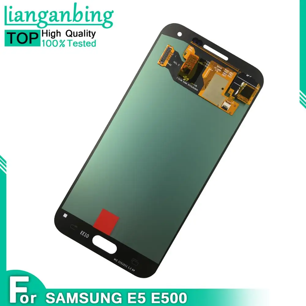 Супер AMOLED ЖК E5 E500 E500F E500H E500M дисплей протестированный рабочий сенсорный экран в сборе для samsung Galaxy E500 lcd