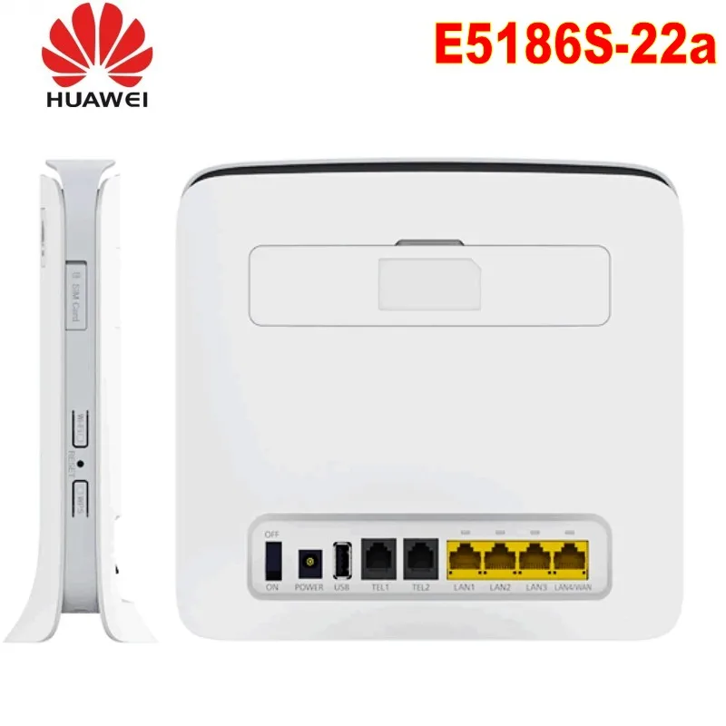 Разблокированный оригинальный E5186s 22a 300 м Huawei E5186 4 аппарат не привязан к оператору