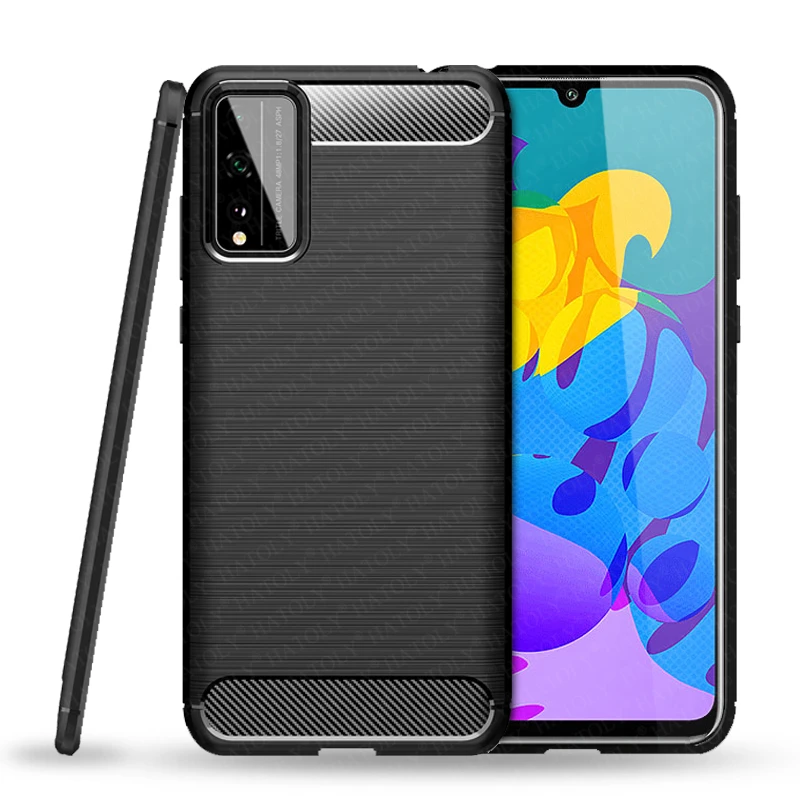 

For Huawei Honor Play 4T Pro Case Honor Play 4 T Pro Soft Back Cover Shockproof Bumper Carbon Fiber Phone Case Honor Play 4T Pro