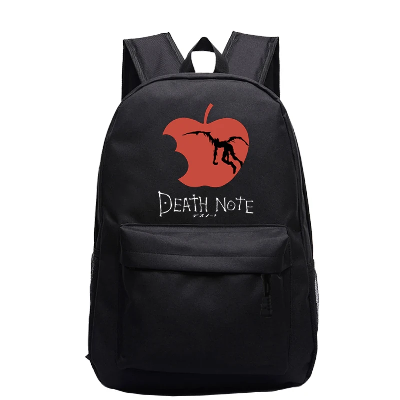 

Death Note Print School Backpack Mochilas Anime Child's Schoolbag Boys Girls Bookbag Children Teenager Backpacks Daily Daypacks