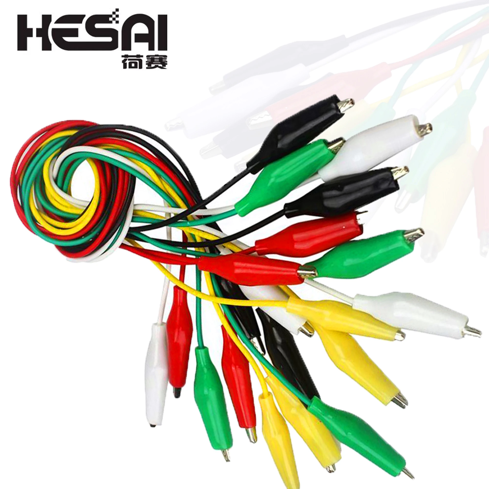 Новинка 10 шт. зажимов типа Аллигатор электрические Тестовые провода сделай сам