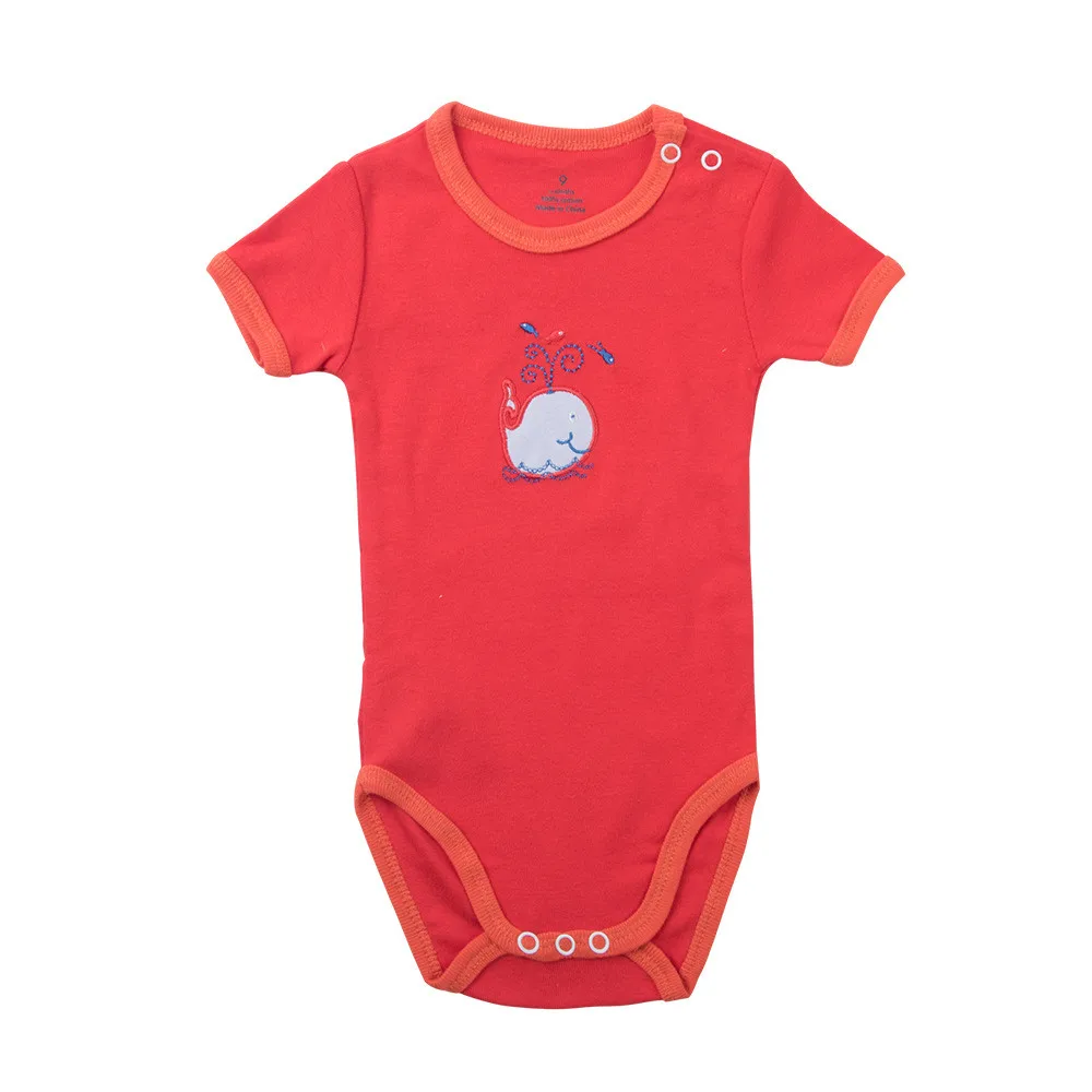 5 шт./лот комбинезоны для новорожденных повседневные хлопковые с короткими