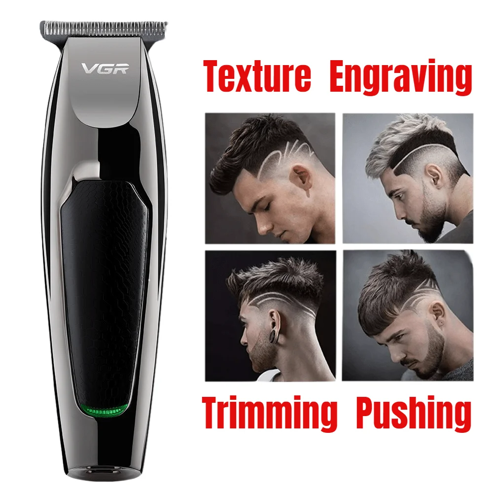 

Hair Clipper Professional Hair Cutting Machine For Men Barber Cordless Hair Clippers Haircut Trimmer Engraving USB Charging