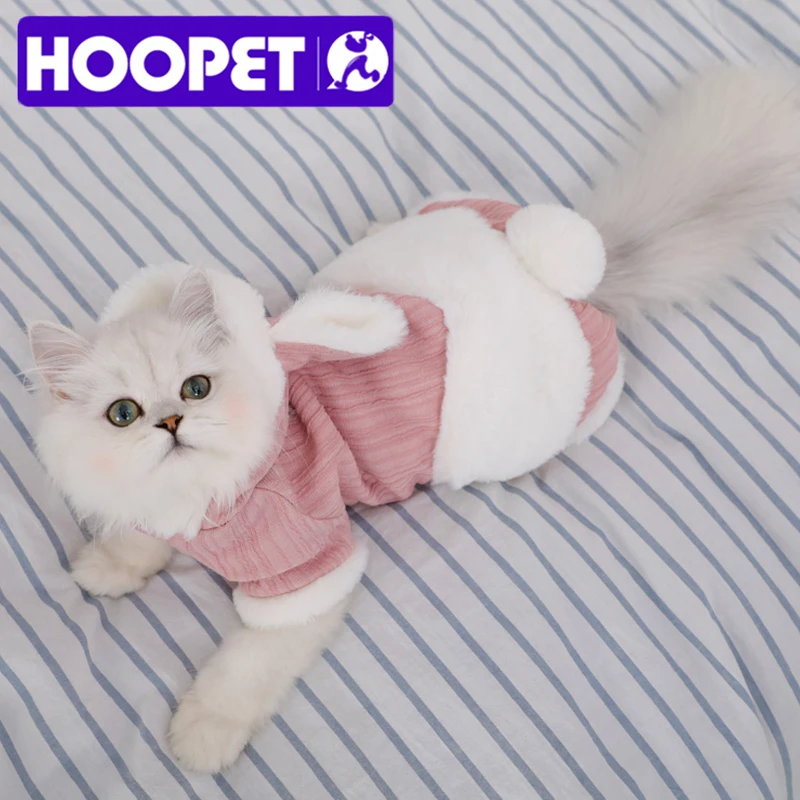 Теплая одежда для кошек HOOPET, зимняя куртка для питомцев, щенков, котят, куртка для маленьких и средних собак, кошек, чихуахуа, одежда, костюм