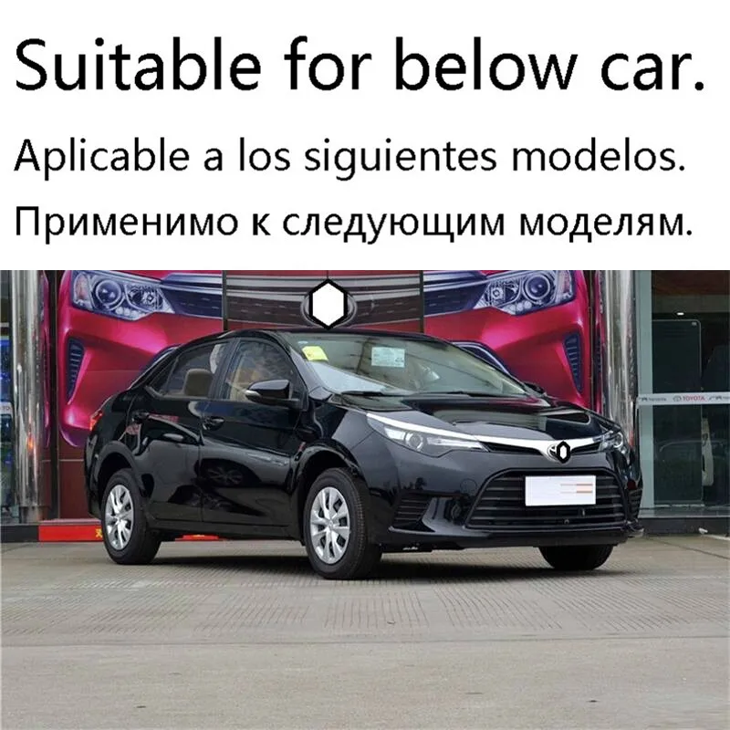 Декоративный хромовый Автомобильный авто-наковальний оконный внешний