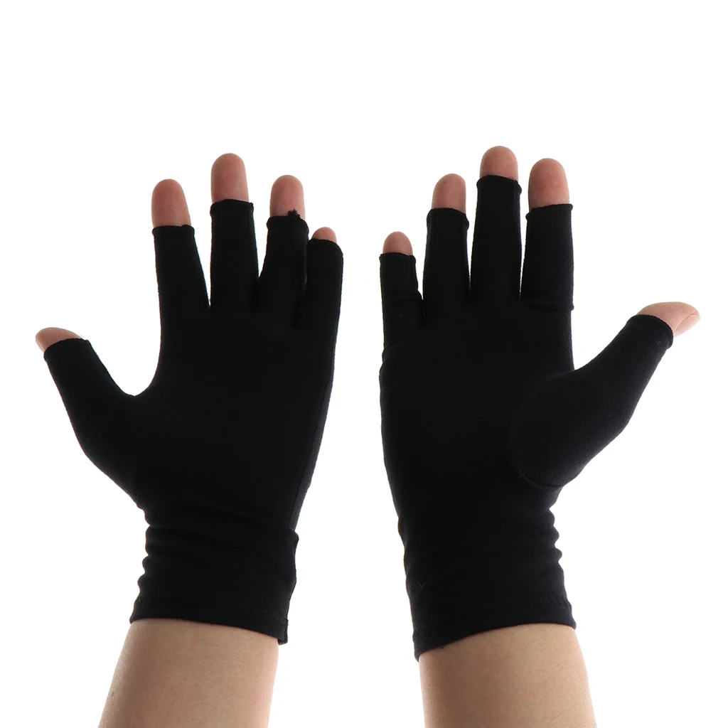 

1 Pair Men Women Cotton Compression Gloves Hands Arthritis Soreness Relief