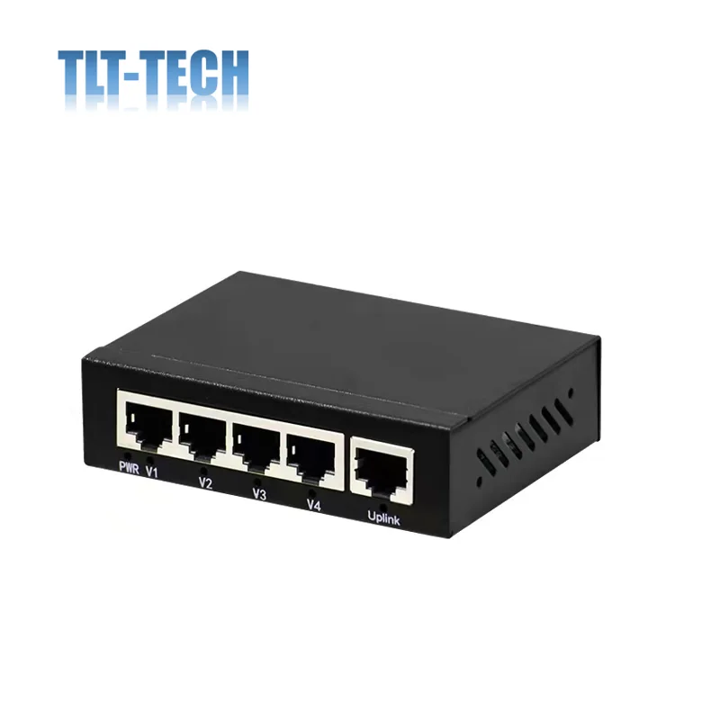 TLT-TECH 10/100/1000mbps 5port Fast Ethernet Switch Gigabit Network Switch For CCTV system