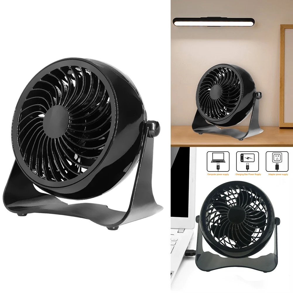 Практичный портативный беззвучный циркулятор воздуха мини ABS летний Настольный