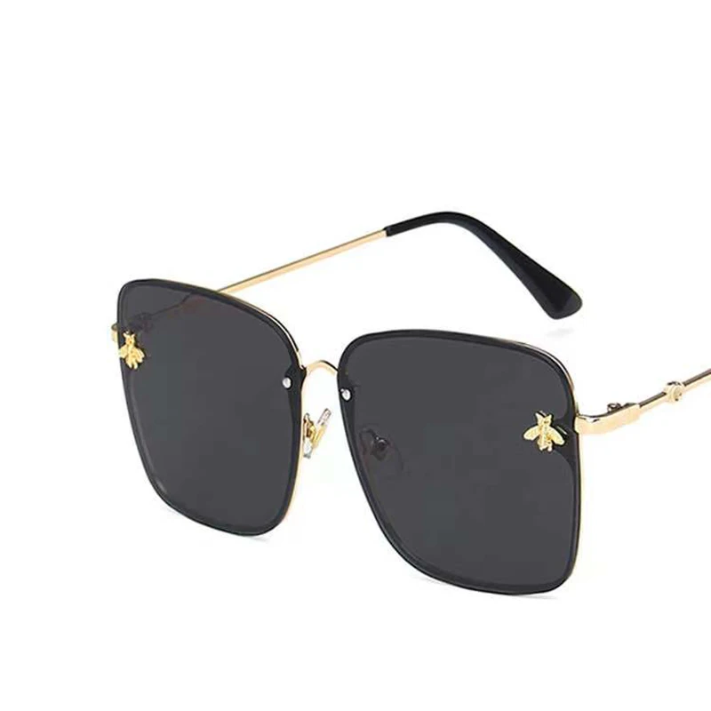 

V2021 culos de sol vintage oversized square one piece lens moda mulheres culos de sol uv400 teste