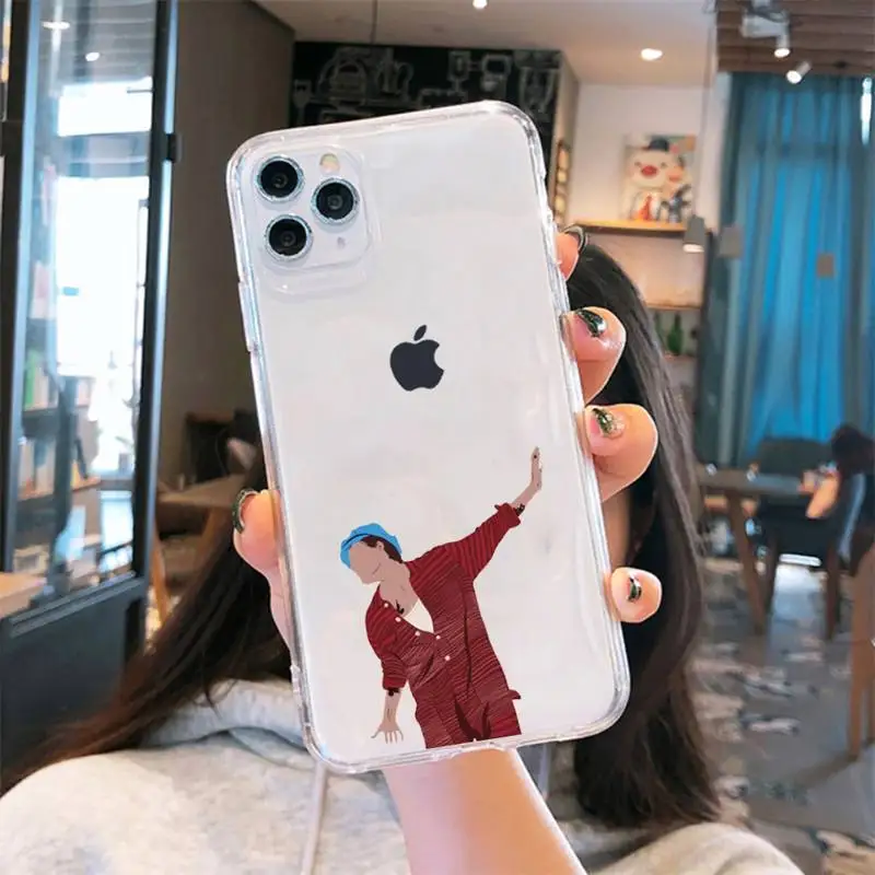 

harry style one direction art design Phone Case Transparent for iPhone 6 7 8 11 12 s mini pro X XS XR MAX Plus cover funda shell