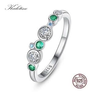 Женское кольцо на палец KALETINE, вечерние штабелируемые кольца из стерлингового серебра 925 пробы, ювелирные изделия в подарок, аксессуары для свадьбы