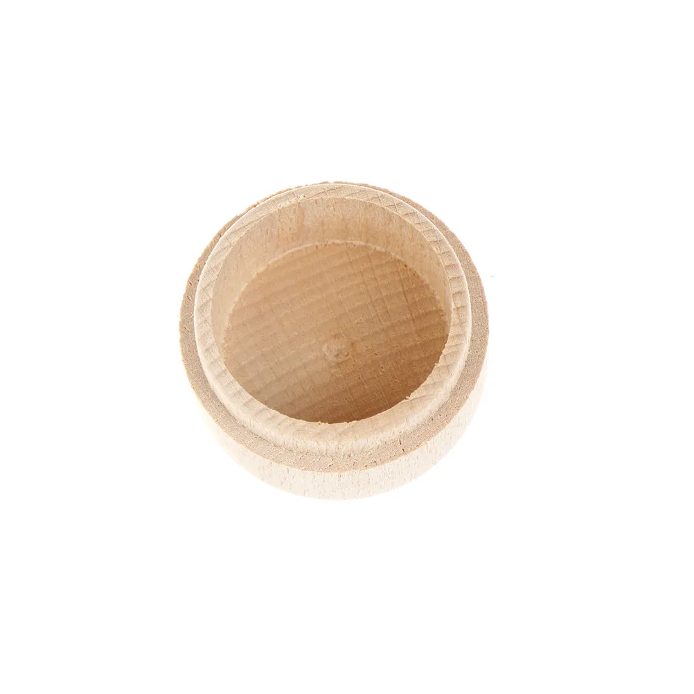 

1PCS Round Wooden Small Storage Box Handmade Jewelry Organizer Soap Crafts Case Vintage Decorative Natural Craft Jewelry Box