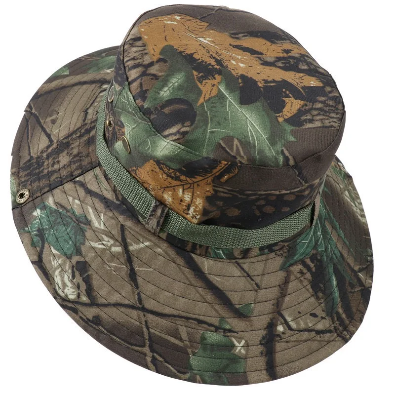 Тактическая Военная охотничья Мужская камуфляжная шляпа из полиэстера с защитой