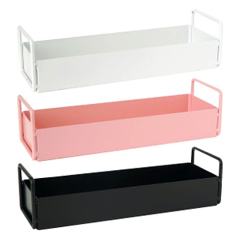 

Household Bathroom Desktop Storage Rack Waterproof Rust Proof Shelf Home Storage LXAC