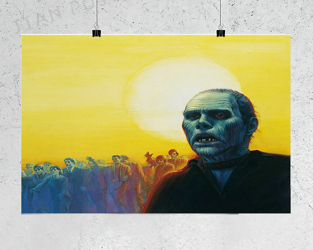 NJ725 День мертвых фильмов ужас зомби Джордж Ромеро Ночь живых рассвет Наклейка на