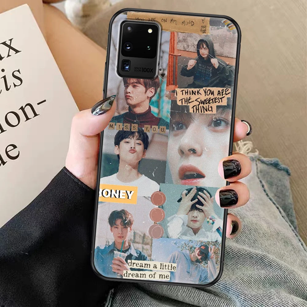 Чехол для телефона Cha EunWoo Eun Woo Samsung Galaxy Note 4 8 9 10 20 S8 S9 S10 S10E S20 Plus UITRA Ультрачерный