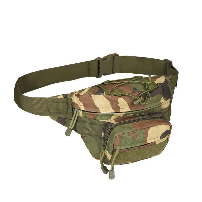

HUAOSHANG Tactical Molle Pouch Belt Waist Pack Bag Military Belt Pack Running Pouch Travel Waterproof Hunting Camping Hiking Bag